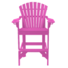 Bar Height Stationary Chair Round Back bubblegum