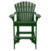 Bar Height Stationary Chair Round Back evergreen