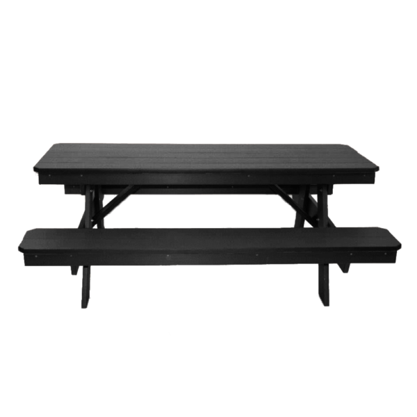 6FT Picnic Table black