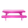 6FT Picnic Table bubblegum