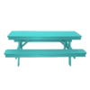 6FT Picnic Table teal