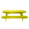 6FT Picnic Table yellow