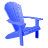 Adirondack Chair Round Back blue