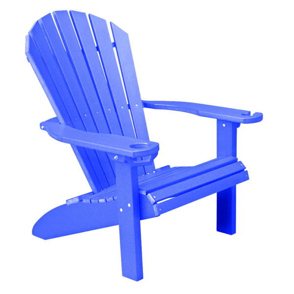 Adirondack Chair Round Back blue