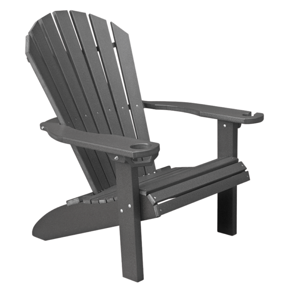 Adirondack Chair Round Back charcoal