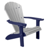 Adirondack Chair Round Back dovegray patriotblue