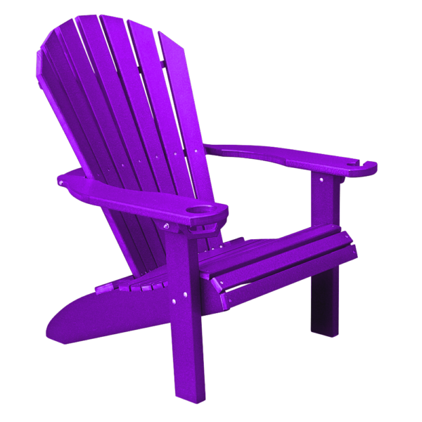 Adirondack Chair Round Back purple