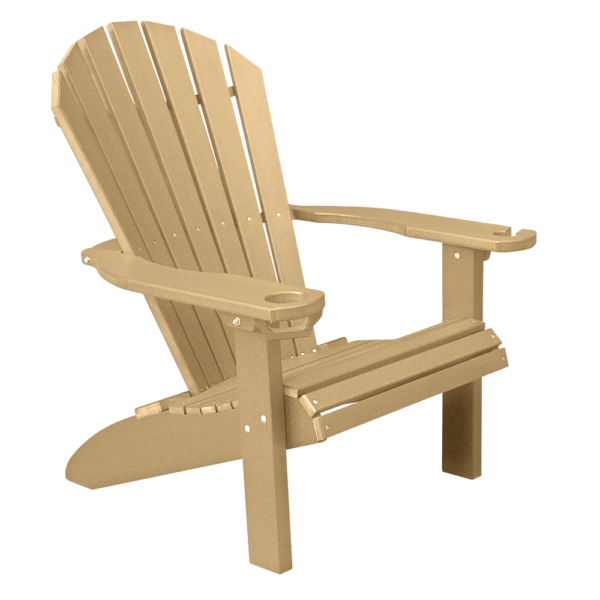 Adirondack Chair Round Back weatherwood