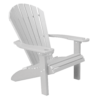 Adirondack Chair Round Back white