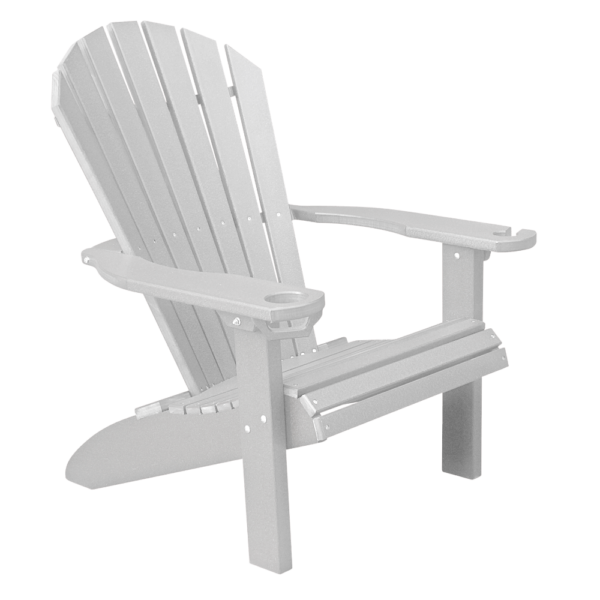 Adirondack Chair Round Back white