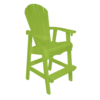 Bar Height Stationary Deck Chair limegreen