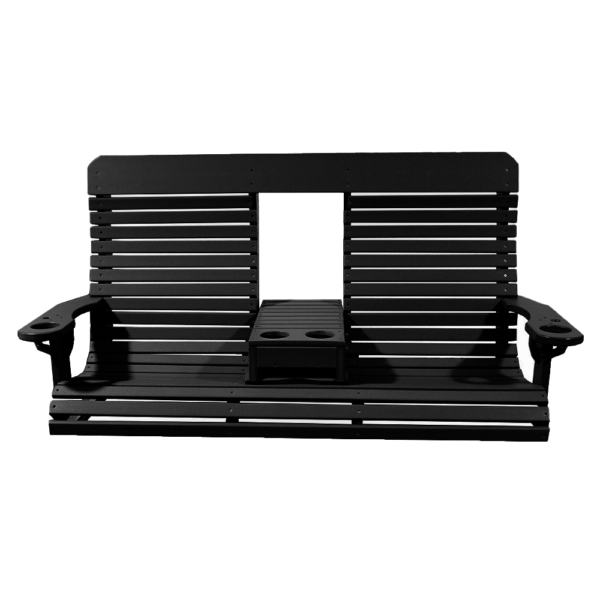 Deluxe Swing 5FT w  Fold Down Console black