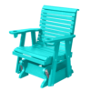 Glider 2FT Straight Back teal