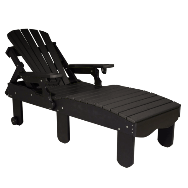 Lounger Round Back black