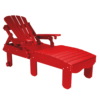 Lounger Round Back brightred