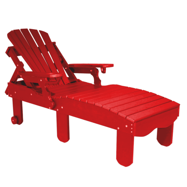 Lounger Round Back brightred