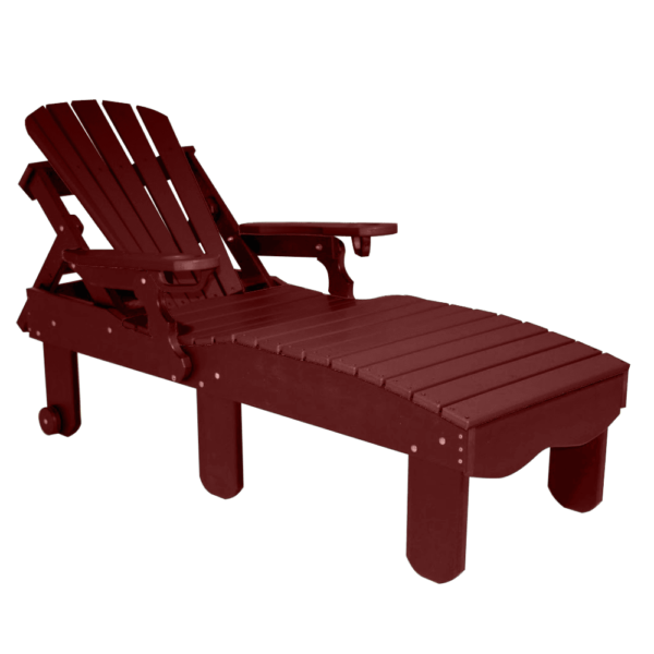 Lounger Round Back burgundy