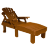 Lounger Round Back cedar