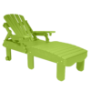 Lounger Round Back limegreen