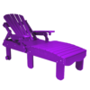 Lounger Round Back purple