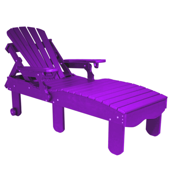 Lounger Round Back purple