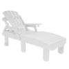 Lounger Round Back white