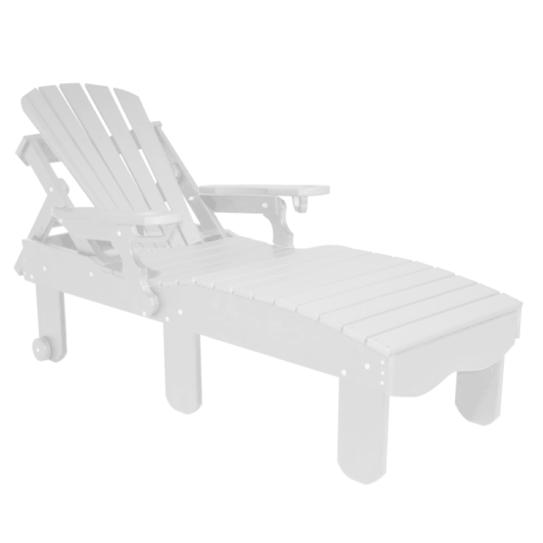 Lounger Round Back white