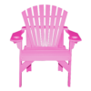 Patio Height Stationary Chair Round Back bubblegum 1