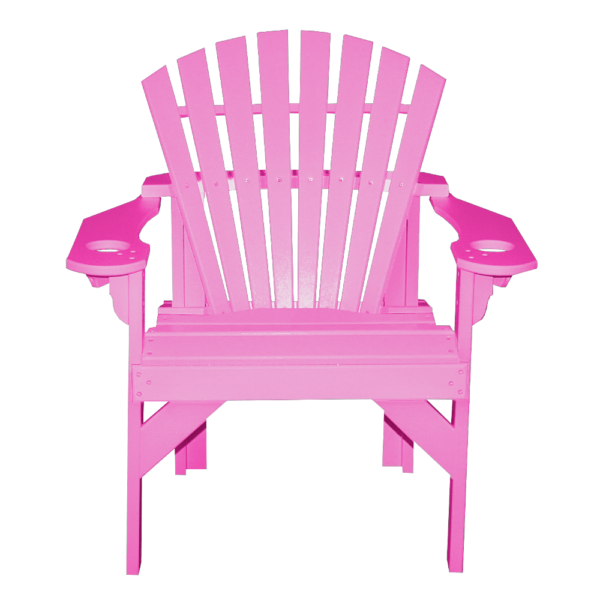 Patio Height Stationary Chair Round Back bubblegum 1