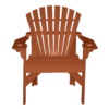 Patio Height Stationary Chair Round Back cedar