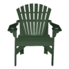 Patio Height Stationary Chair Round Back evergreen