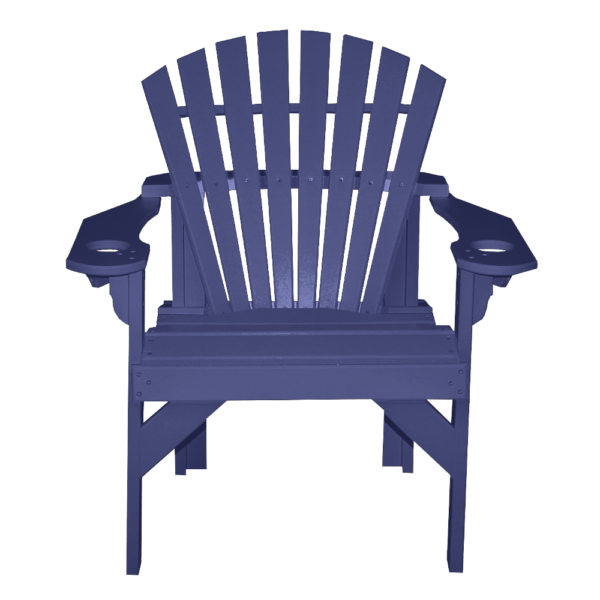 Patio Height Stationary Chair Round Back patriotblue