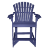 Pub Height Stationary Chair Round Back patriotblue