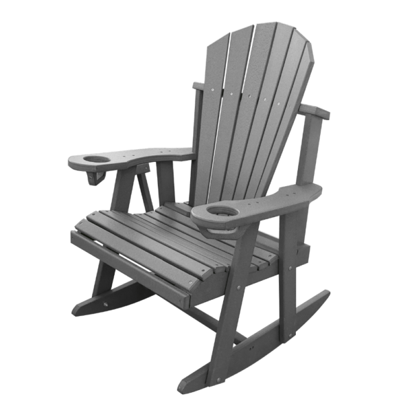 Round Back Rocker charcoal