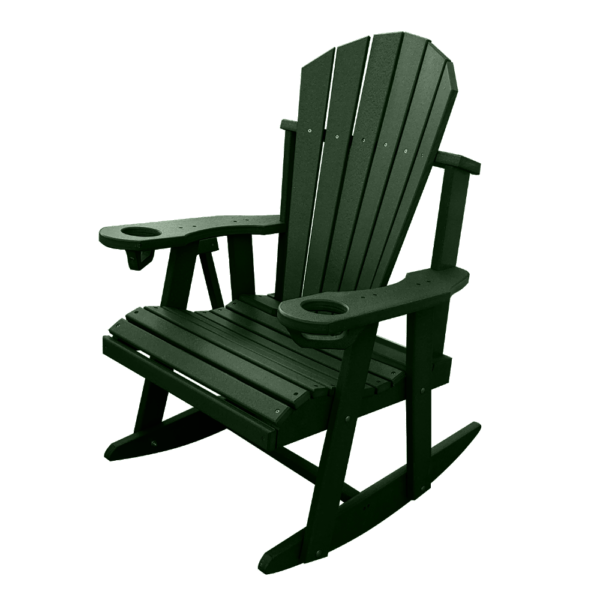 Round Back Rocker evergreen