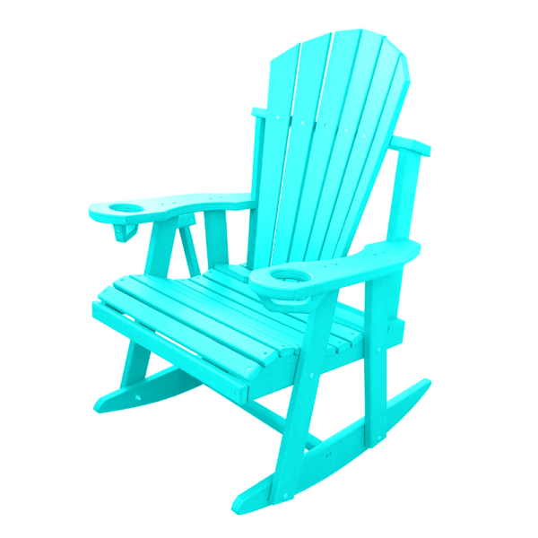 Round Back Rocker teal