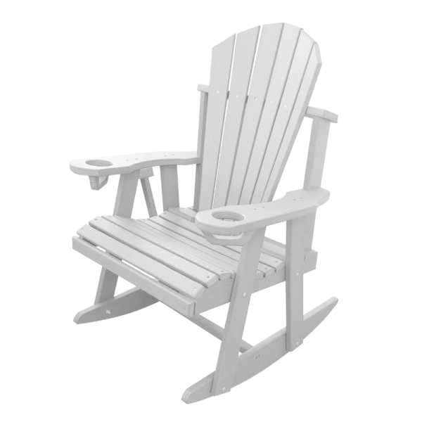 Round Back Rocker white