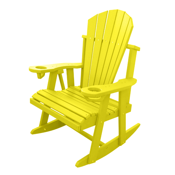 Round Back Rocker yellow