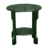 Round End Table evergreen