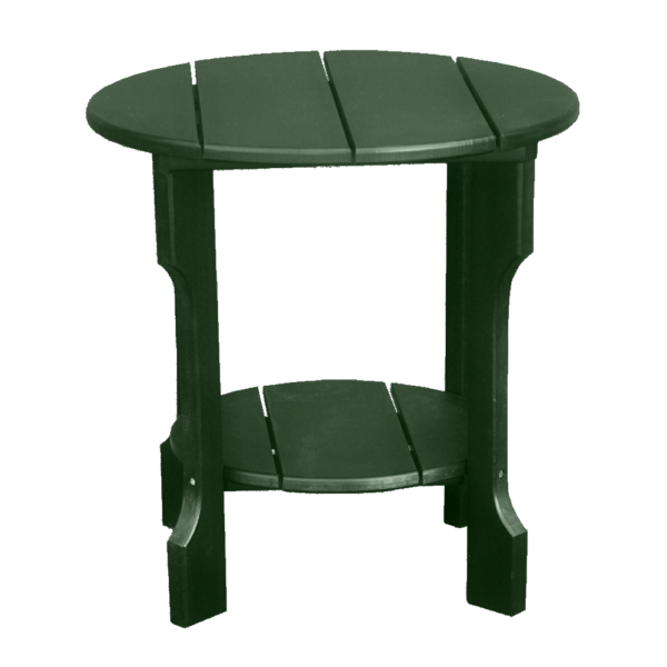 Round End Table evergreen