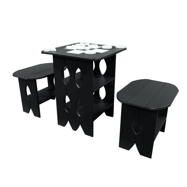 Tic Tac Toe Game Table black