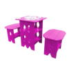Tic Tac Toe Game Table bubblegum 1