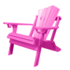 Traditional Adirondack Folding Chair Fan Back bubblegum