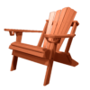 Traditional Adirondack Folding Chair Fan Back cedar