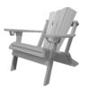 Traditional Adirondack Folding Chair Fan Back dovegray