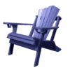 Traditional Adirondack Folding Chair Fan Back patriotblue