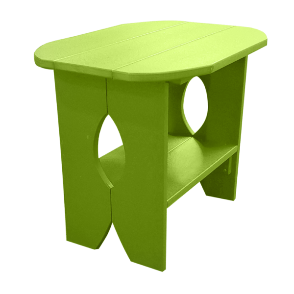 V Bottom Table limegreen