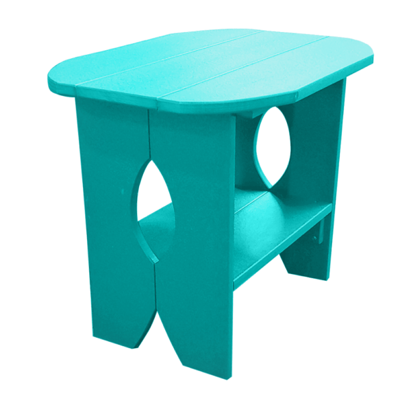 V Bottom Table teal