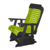 deluxe glider 2ft black limegreen