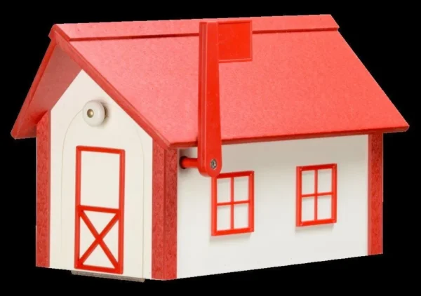Polystandardmailboxwhite cardinalred 1920w